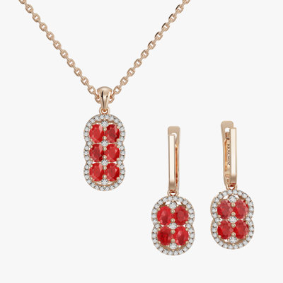 Rima Ruby Jewelry Half Set
